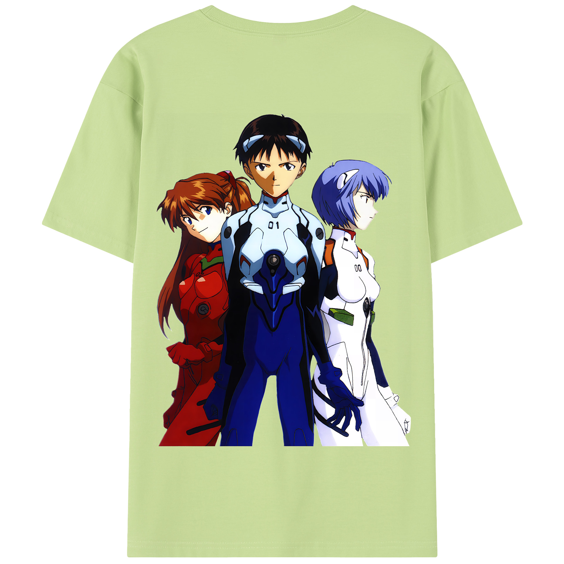 （画像用） EVA 新世紀エヴァンゲリオン 綿100％半袖Tシャツ（背面プリント）